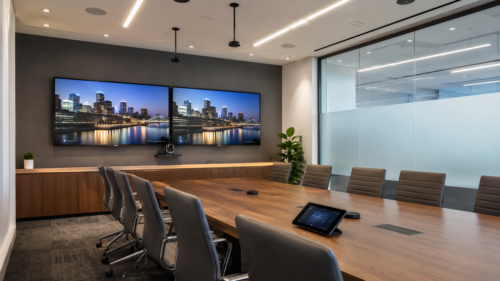 Video conferencing installation